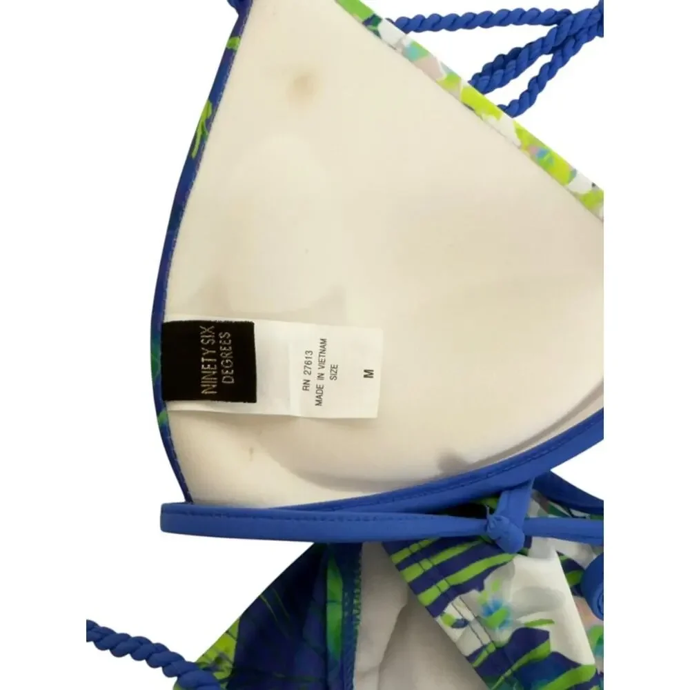 NEW Tropical Bikini M Push Up String Cheeky JcPenny Ninety Six Degrees with Tags